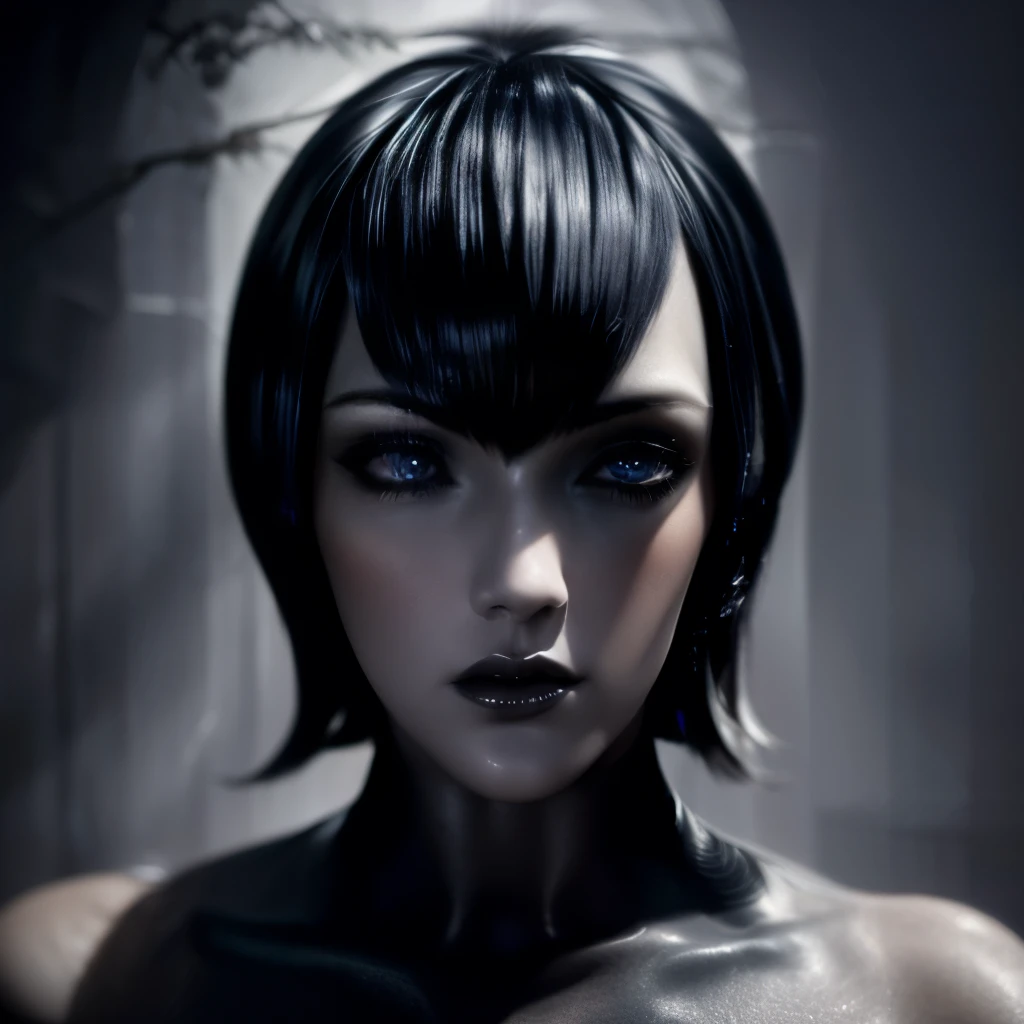 mavis dracula,naked,enchanting,beautiful detailed eyes,beautiful detailed lips,extremely detailed eyes and face,long eyelashes,seductive,alluring,sensual,portrait,dark fantasy,gothic,dramatic lighting,dramatic shadows,moody,cinematic,chiaroscuro,dramatic colors,rich colors,deep shadows,dramatic highlights,digital painting