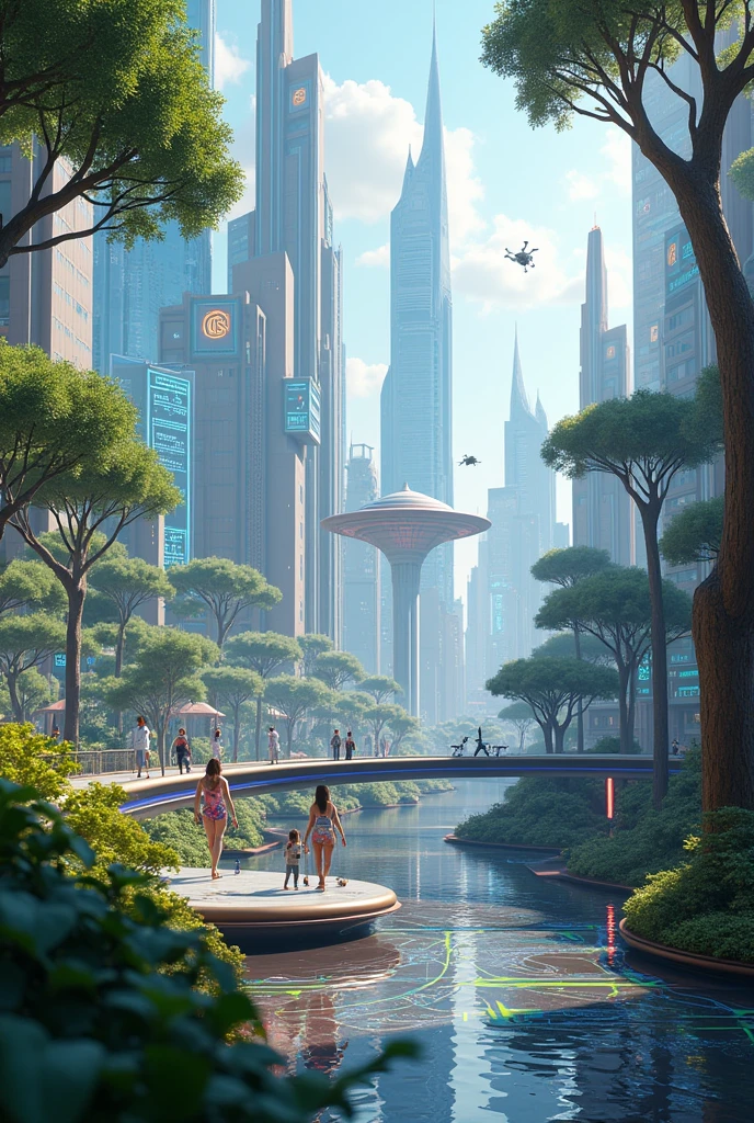 Futuristic summer