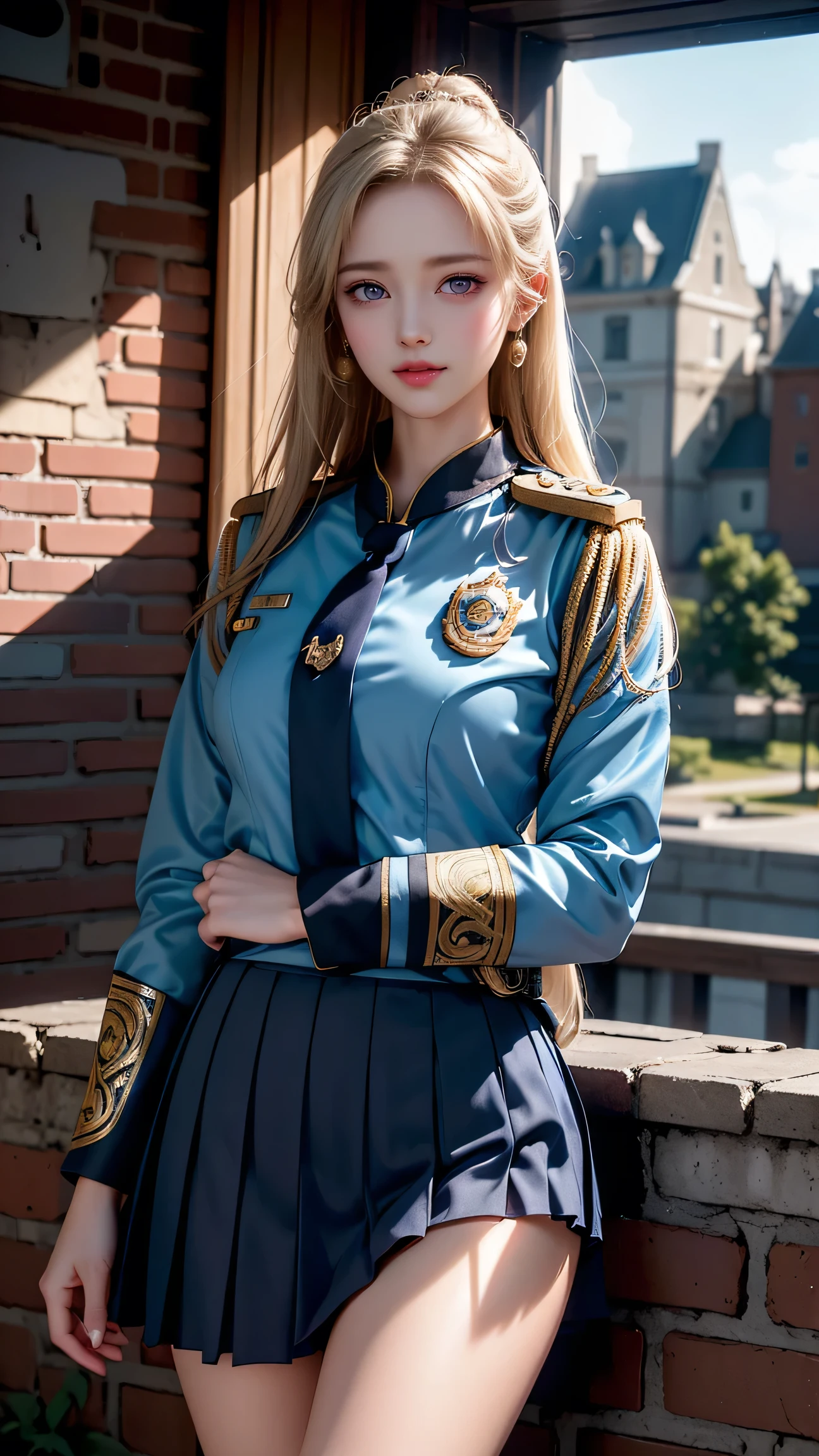 （best qualtiy，8K，32K，tmasterpiece，hyper HD：1.2），（realisticlying：1.5），（tmasterpiece，Extremely detailed CG unifies 8K, 8K, best qualtiy，A high resolution：1.2），（ultra - detailed，hyper HD：1.2），（2 pcs）Very cute and beautiful photos of Japanese women，（maroon，wavy and long hair：1.2），AS-Adult，（detailed beautiful girl：1.4），best qualtiy，woman，AS-Adult，（Detailed US Air Force uniforms：13，trouser：1.3，epaulette，Badge，Officer's cap），（Beautiful sunset US Air Force base runway view background：1.2，There were a lot of soldiers behind him：1.3），ssmile：1，looking at viewert，face to the viewer，（（Perfect female body）），（a narrow waist：1.2），（7 Avatar images：1.3），Slim，ventania，dynamicposes，cinematric light，Detailed clothes，perfect anatomia，perfectly proportions，detailed human body，walking towards camera，heroic look