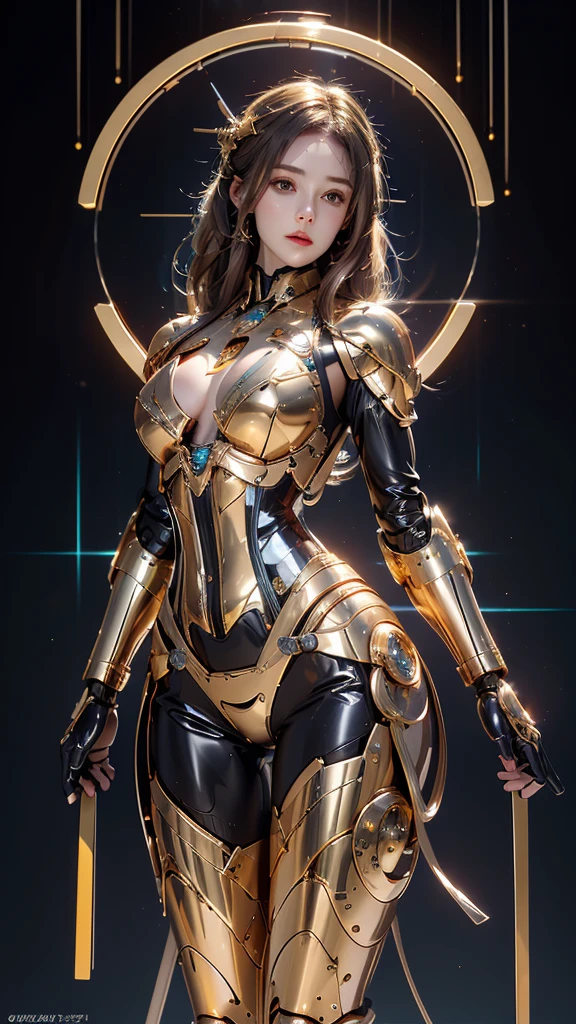 Boutique,best quality,Gold jewelry,(slip out feet),Fairy skin,(Fidelity :1.2),Standing,Super Detailed,realistic,High quality,Movie Light,Ray tracking,Ultra HD,Upper body
Girl in Long sleeve and Long pants Pilot suit Standing Next to giant robot, Guweiz style artwork, CyberPunk mech, Trends on CGSTATION, Guweiz, Russell Dongjun Lu, digital cyberpunk anime art, Ross Tran 8 K, Guweiz on ArtStation Pixiv, Girl in mecha network armor