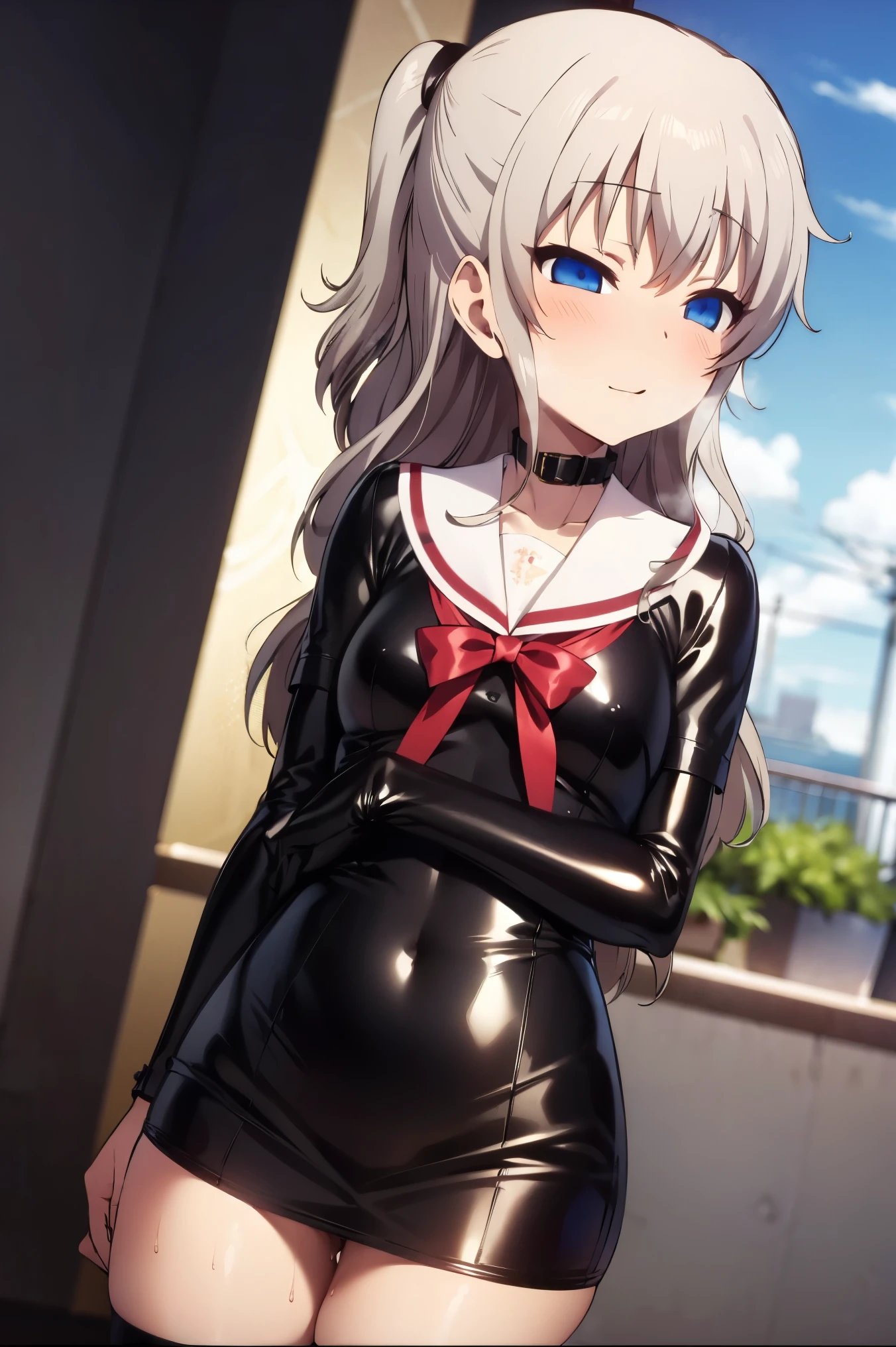 NSFW,masterpiece, top quality, high definition , very detailed,Nao Tomori,Rubber Dress