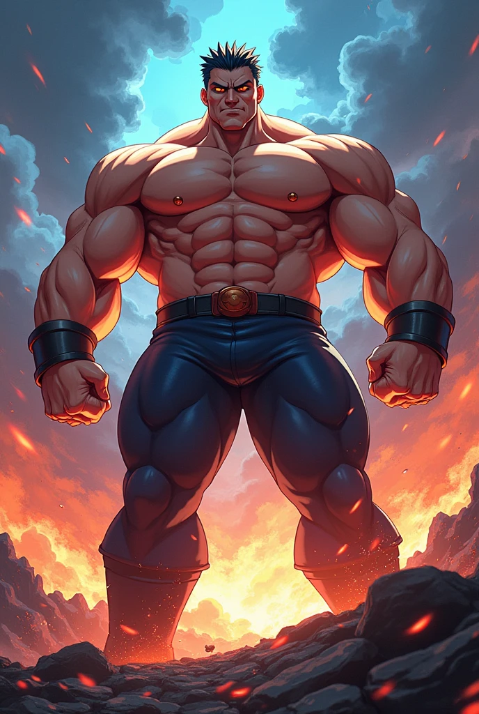 Top Quality, High-quality illustrations, the beautiful depiction of light seen in Vermeer's works, the intricate portrayal of muscles found in Michelangelo's works are highly admired, masterpiece, Dark Fantasy, Castle, Gatekeeper (Highly Detailed Beautiful Face and Eyes) absurdres, Perfect Anatomy ((kemono, Beastman, Solo Focus)) (Anthro: 1.7) ((Horse Facial Features, Horse Body Features)) (Dense and Detailed Muscles)) Full Body (Fighting Pose) Armor, Spear, Medieval Warrior, (dense sweat:1.4),