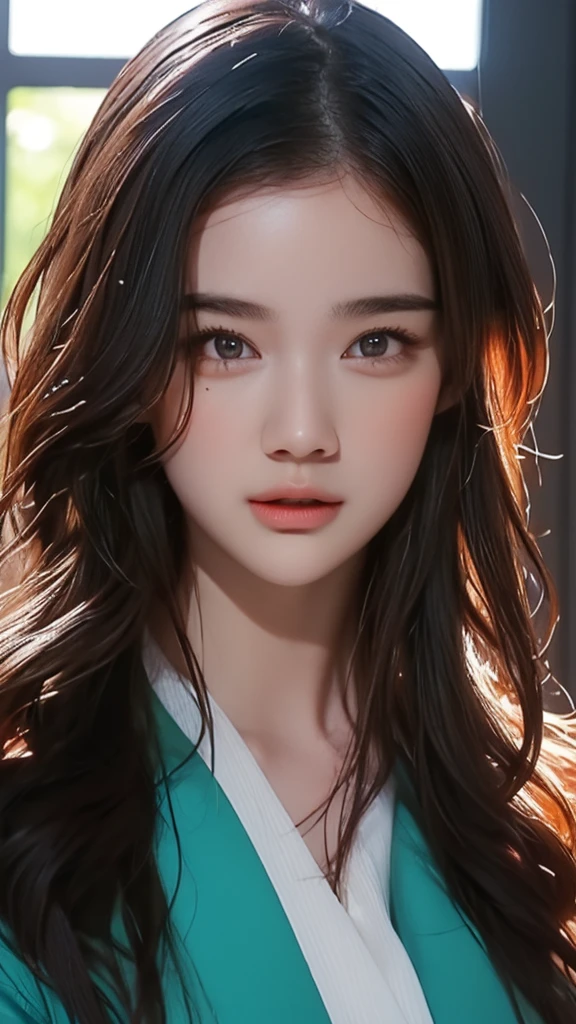 masterpiece,   top quality, illustration,  VERY DETAILED ,   Exquisite Details  ,   high resolution, 8k wallpaper,   perfect dynamic configuration,   beautifully depicted eyes,  섹시한 face, 황홀한 face,  성적 절정의 face,  face, ((  dark background)),  mark desteder style  ，