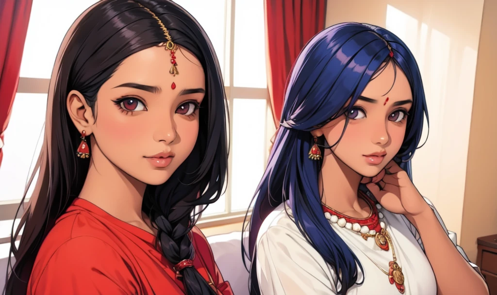Boa Hancock from one piece in a beautiful saree
