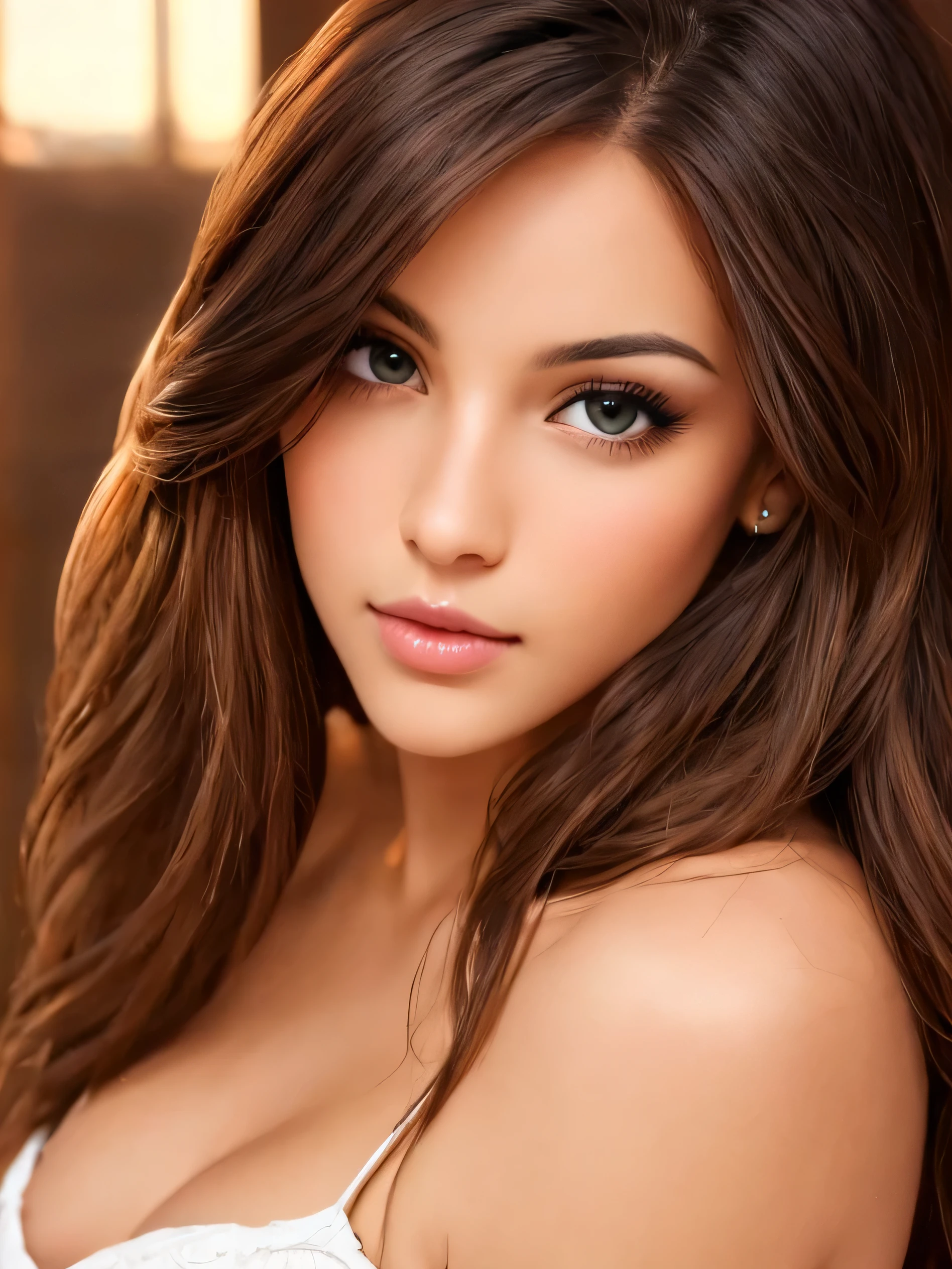 White Hispanic, gorgeous young woman's face, she's so cute, so adorable, beautiful detailed eyes, sensual lips, masterpiece.