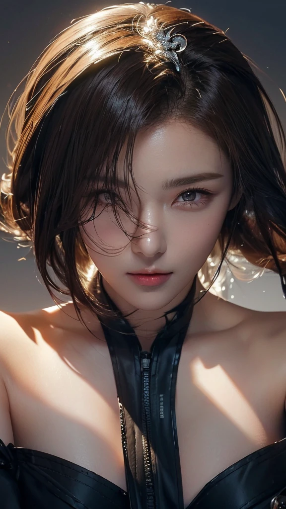 unparalleled masterpiece, ultra realistic 8k CG,masterpiece,pov,(delicate photograph,ultra_detailed,16k,raw photo:1.3),(realistic:1.9,photorealistic:1.9), beautiful detailed eyes,1girl, vivid colors, glowing, blacklight, body painted, marbled, demon, glitters, cute,e-cup chests,