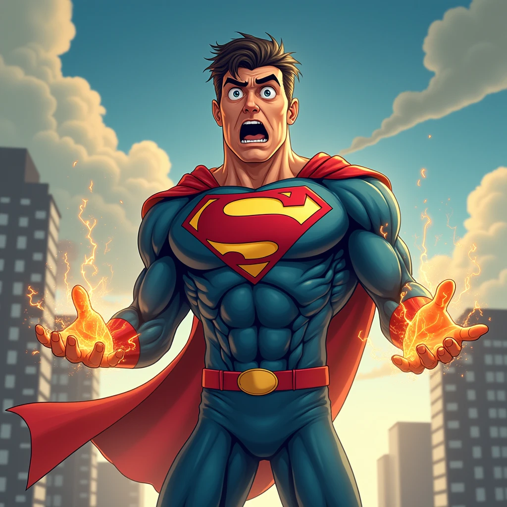 Image comic version hentai of a teacher with super powers to teach in a classroom the teacher is muscular