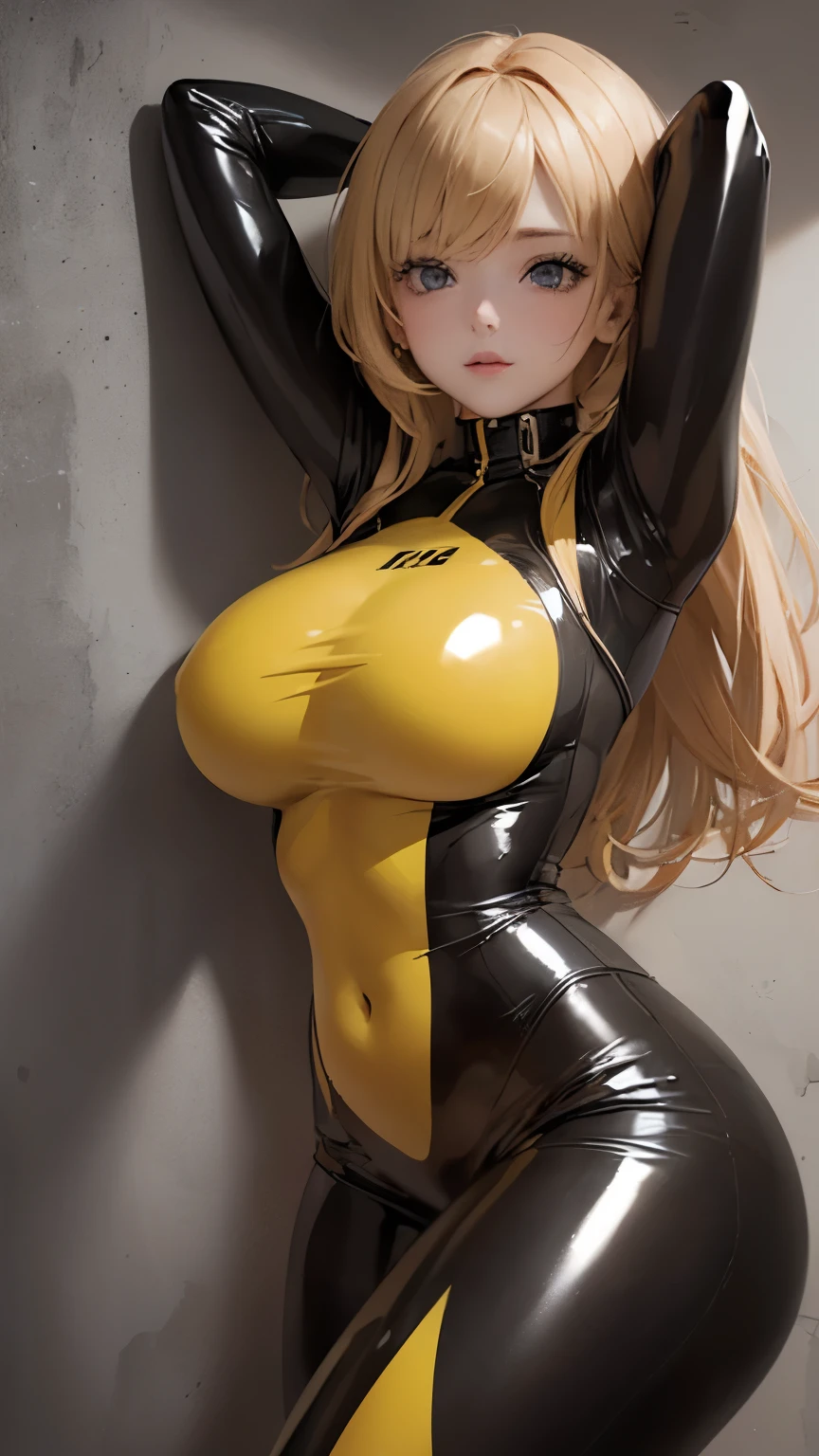 (high quality, High resolution, Fine details), Realistic, ((Futuristic galactic bodysuit)), ((Huge areola)), Long and large nipples, (((Huge saggy breasts))) is closed, Closed chest, Detailed Galaxy, alone, Curvy Women, blonde, Sparkling eyes, (fine grain), smile, blush, Sweat, Oily skin, Shallow depth of field,(((From below))),Camel Toe、Giant tit、Nipple Puffs、Cleavage、Plump、Super big breasts、Super big butt、Bubble butt、Sexy and cute、、((pose partially visible vulva))