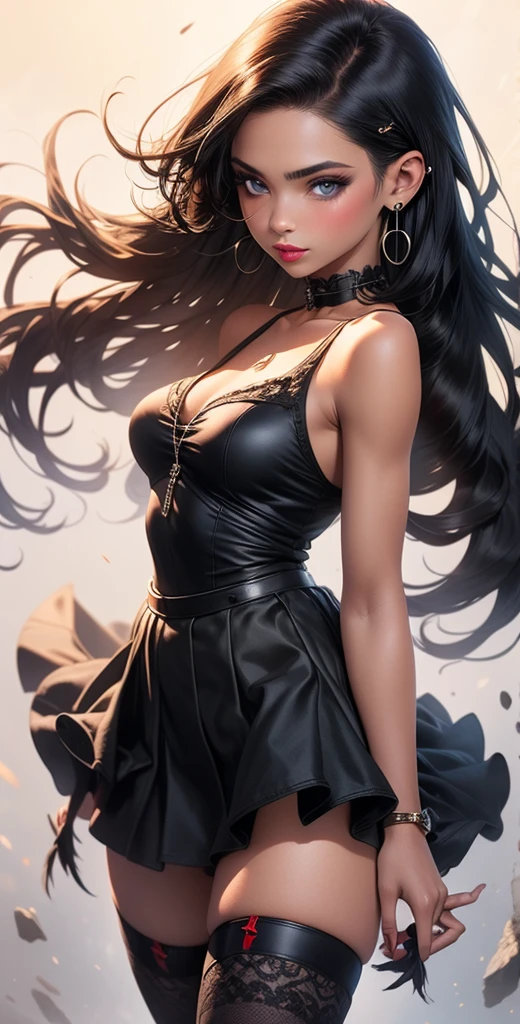 (cbzbb:1.25), barbie cowboy as Jenna Ortega, with very long hair,atomic bomb smoke on her back ground,full body view, very horror background.1female, 8k, hdr effect,glory goddess speed walking.