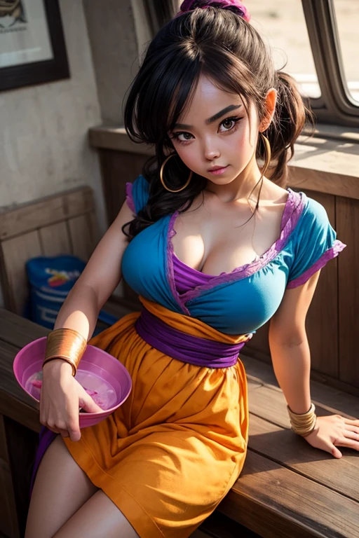 Beautiful girl, pan, from dragon ball.  