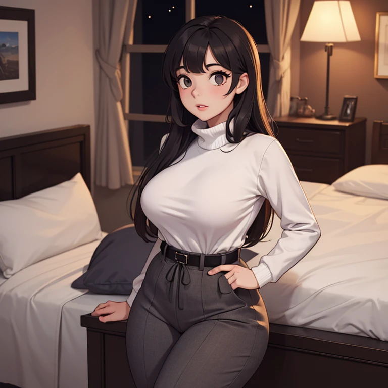 A married woman in a sexy pose、(kind face、lowered eyebrows、２８Year、very sexy japanese office lady)、(tight-fitting clothes、tight mini skirt)、