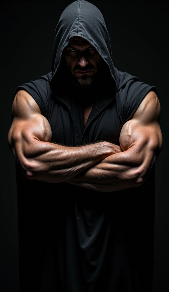 white man, hot, handsome, wide jawline, big nose, dark eyes, evil eyes, young, black tank top, robber, psycopath, veiny hands, veiny arms, big hands, dark blonde hair, buzz cut, thick upper lips, square chin, shaved.