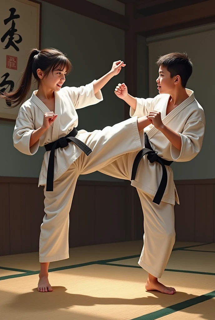 scared　karate　Erotic
