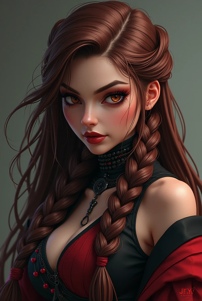 ((cartoon)), brutal girl (shibari succubus:1.3), sexy hot woman, revealing, ((long wavy dreads)), (((insane mad creepy eyes))), anxiety, beautiful face, (detailed skin, skin texture), (Muscles:1.3), huge breast, professional majestic oil painting by Ed Blinkey, Atey Ghailan, Studio Ghibli, by Jeremy Mann, Greg Manchess, Antonio Moro, trending on ArtStation, Intricate, High Detail, Sharp focus, dramatic, photorealistic painting art by (greg rutkowski:1.1) (Horror Colors:1.5)