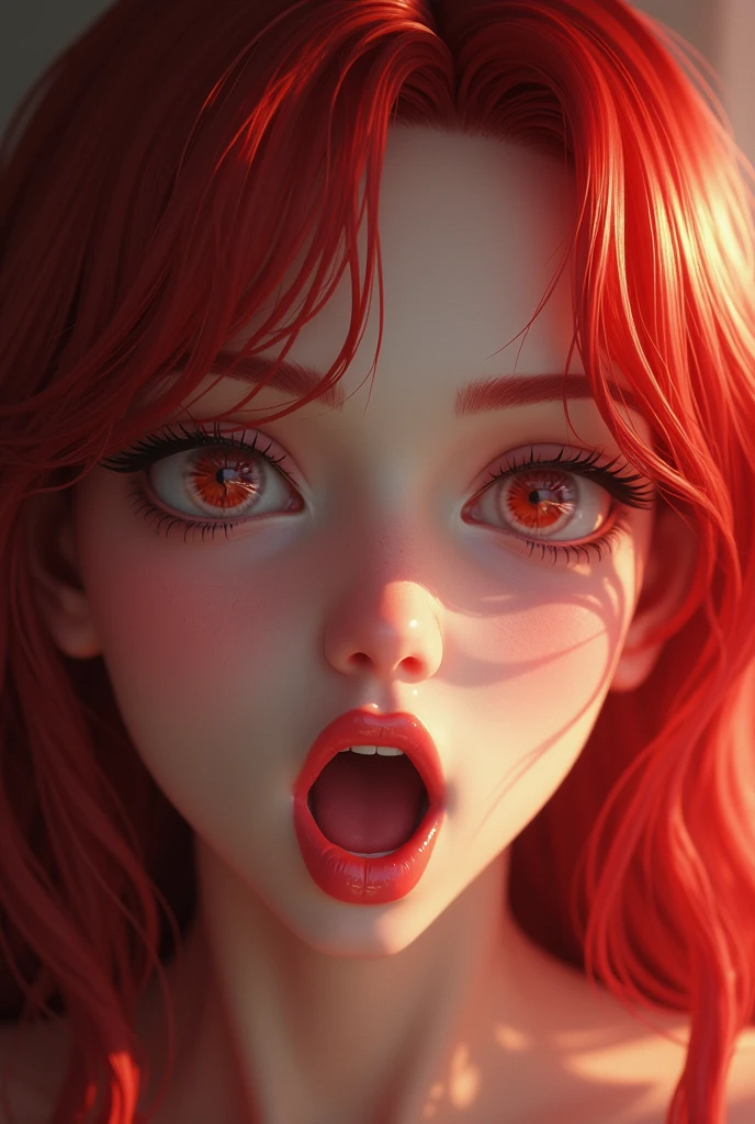 (XLabs F.1 Realism LoRA V1), live-action, real, A milf woman, beautiful reflective eyes , detailed and beautiful lips , extremely delicate eyes and face , long lashes, sensual facial expression , Open mouth, (8K HDR masterpiece ), super detailed textures , Nogizaka face variations , {red-haired|Liquid Hair}, professional photo,Face when she orgasms of sexual gratification,Open mouth Facial expressions are,She wants to lick your dick, { (From above) | NO cartoon }.