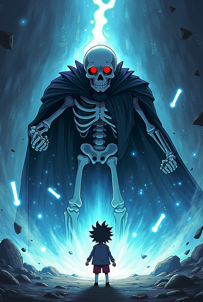 1 boy, male focus, midoriya izuku, Boku no Hero Academia, wound, electricity,, masterpiece, Best quality, very aesthetic, absurd Anime girl sits on a throne surrounded by ghosts