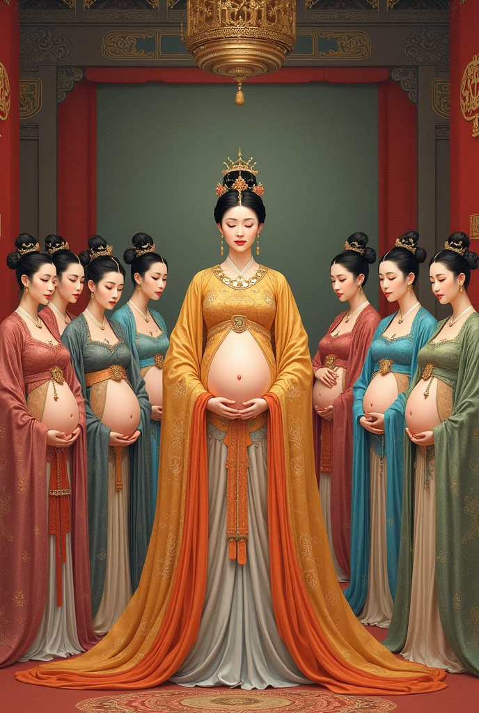 (32K,RAW photos,best qualtiy,tmasterpiece:1.6),(realisticlying,Foto realism:1.72), In a fascinating picture,An elegant woman in India,brunette color hair,Wear an Indian sare,Light yarn flutters,Holding a bottle in his hand,(((Holding a small baby))),There are 4 small babies around,There are 5 small babies in total,Her flowing robe,Baby's cuteness,It creates a captivating scene of harmony and otherworldly beauty。 hdr,(真实感,Masterpiece quality,best qualtiy),,PureErosFace_V1,Urzang-6500-V1 Edition.1,nice hand,Good feet,good legs,realisticlying,(Delicate beautiful eyes and delicate face),(Clear focus,rich details),The background is well lit,Calm expression,aliasing,depth of fields,Gentle lighting,Tone-mapping,Background highly detailed,Dramatic lighting,Shoot with a Hasselblad X2D camera and a 100mm f2.2 lenses,plethora of colors,The light is gentle,It has a super realistic texture。