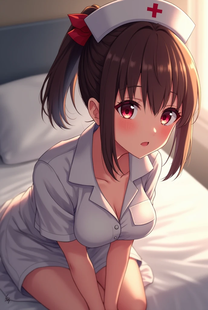 (on the screen of smartphone camera app frame:1.5)
,nsfw,(sitting on bed:1.2),profile,phone_screen,head_out_of_frame, (fisheye distorted lens:1.2),open eyes,
pov,(bed room:1.3)
,troubled face,(troubled eyebrows:1.2),(embarrassed,blush:1.3),(close mouth:1.3)
,(all fours:1.4), cowboy shot,thighs,foot,(cleavage:1.3)
,(ecstasy:1.3) ,(slut:1.2),(vulgarity:1.3),(fucked silly:1.1),(steam:1.1),(wet:0.8),(trembling:0.8),(tears:0.6) ,(drooling:0.6),(sweat:0.8),
heart,(spoken herat:1.4),(from front:1.3)