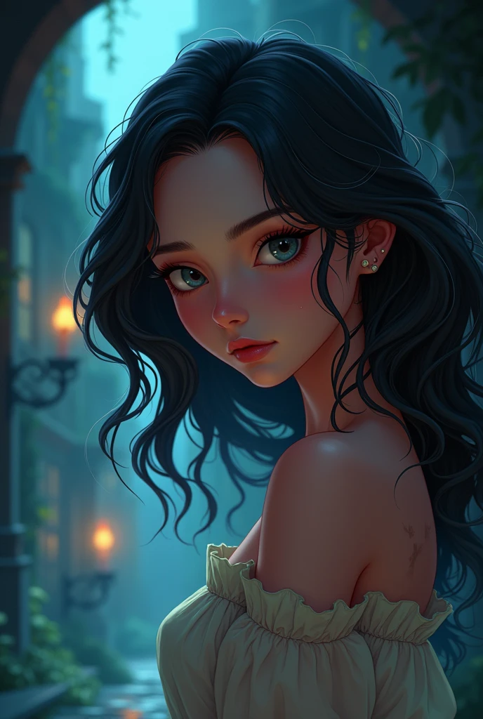 (highres,masterpiece:1.2),(realistic:1.37)"(best quality, highres, ultra-detailed, realistic),beautiful 19th-century portrait of a 16-year-old French ballet dancer, (She is half French and half Japanese, and is a stunning beauty with dark blue eyes and a high nose:1.1), elaborate ballet costume, detailed facial features, long graceful neck, flowing locks of hair, poised and elegant posture, soft and delicate lighting, classic oil painting medium, vibrant colors, subtle background with floral motifs", dreamy atmosphere, Surrealism,mystical aura