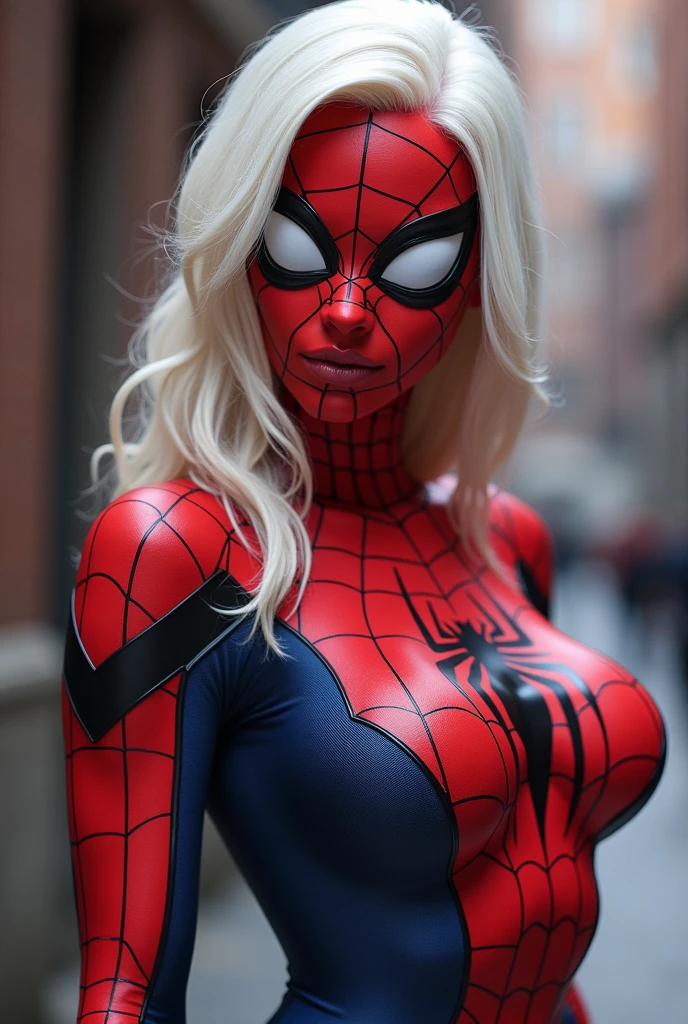 spider man vs knull movie poster a vampire with white hair
and long and claws and red and black cape and black symbiote armor
fighting in the apocalyptic city