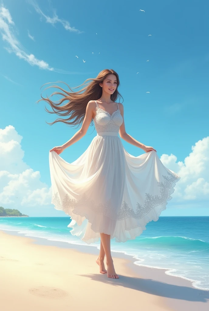 Translucent dress