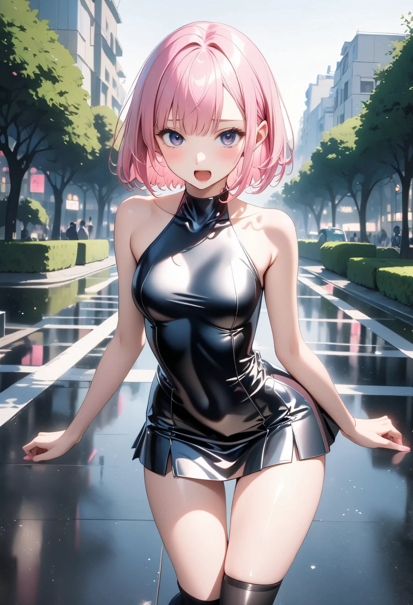 masterpiece, wide open mouth,