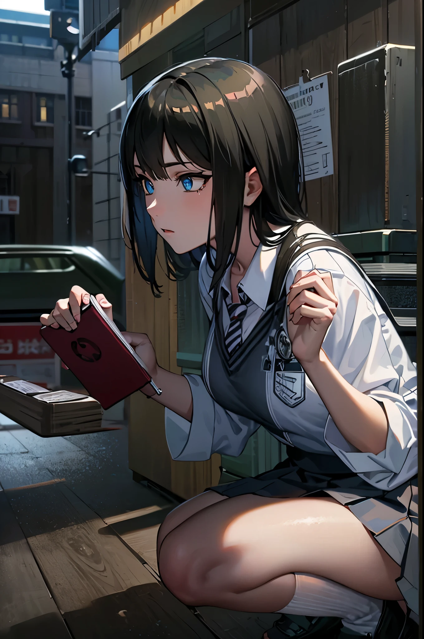 shizune, large breasts,
BREAK ((school uniform, shirt, shoes, skirt, white shirt, white skirt, white socks:1.2)),
BREAK (masterpiece:1.2), best quality, high resolution, unity 8k wallpaper, (illustration:0.8), (beautiful detailed eyes:1.6), extremely detailed face, perfect lighting, extremely detailed CG, (perfect hands, perfect anatomy),
