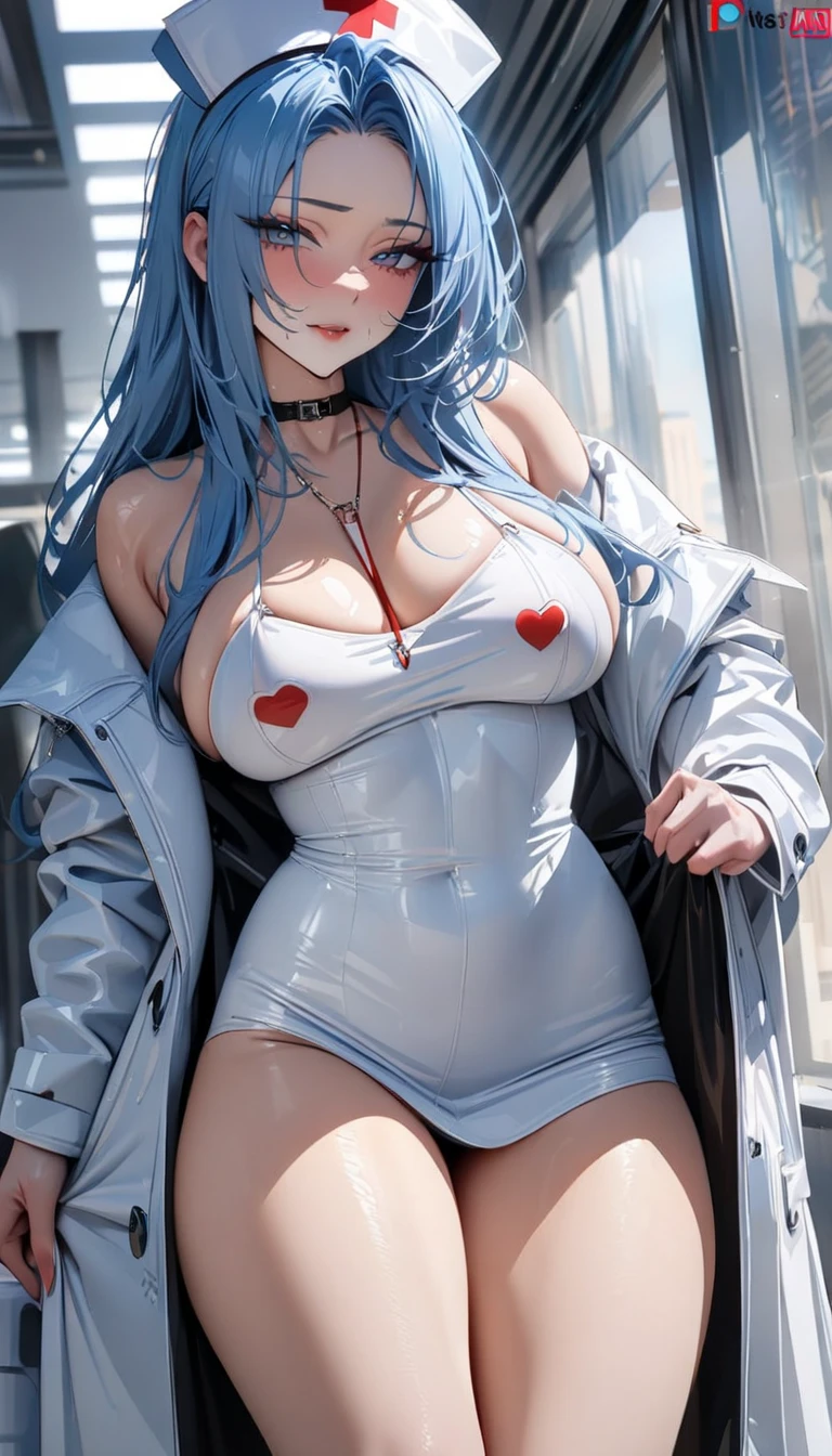 ruanyi,
priest \(dq3\),((Highest quality)), ((masterpiece)),(detailed),High resolution,Sharp focus,Perfect Face,{best illustration},(complete anatomy),(Huge breasts,Glamour),
shiny 肌,very shiny 肌,Shiny body,plastic glitter 肌,exaggerated shiny 肌,illuminated 肌,curvy,
(非常にdetailed CG unity 8k wallpaper),(((Vibrant colors))),Official Art,dq3,Monk,One girl,Long Hair, Light blue hair,
Red eyes,Beautiful fine details,Symmetrical eyes,((Huge hips:1.2)),(erection of nipple), Perfect Fingers,
arms behind head, straddling, spread legs, knees away,
embarrassed, seductive smile,
Temple of the Water God,Marble pillar,Marble floor,White stone wall,Plants that decorate the surrounding area,Water channel on floor,Wall with water flowing down, splash of water, light particles,Shines brightly,