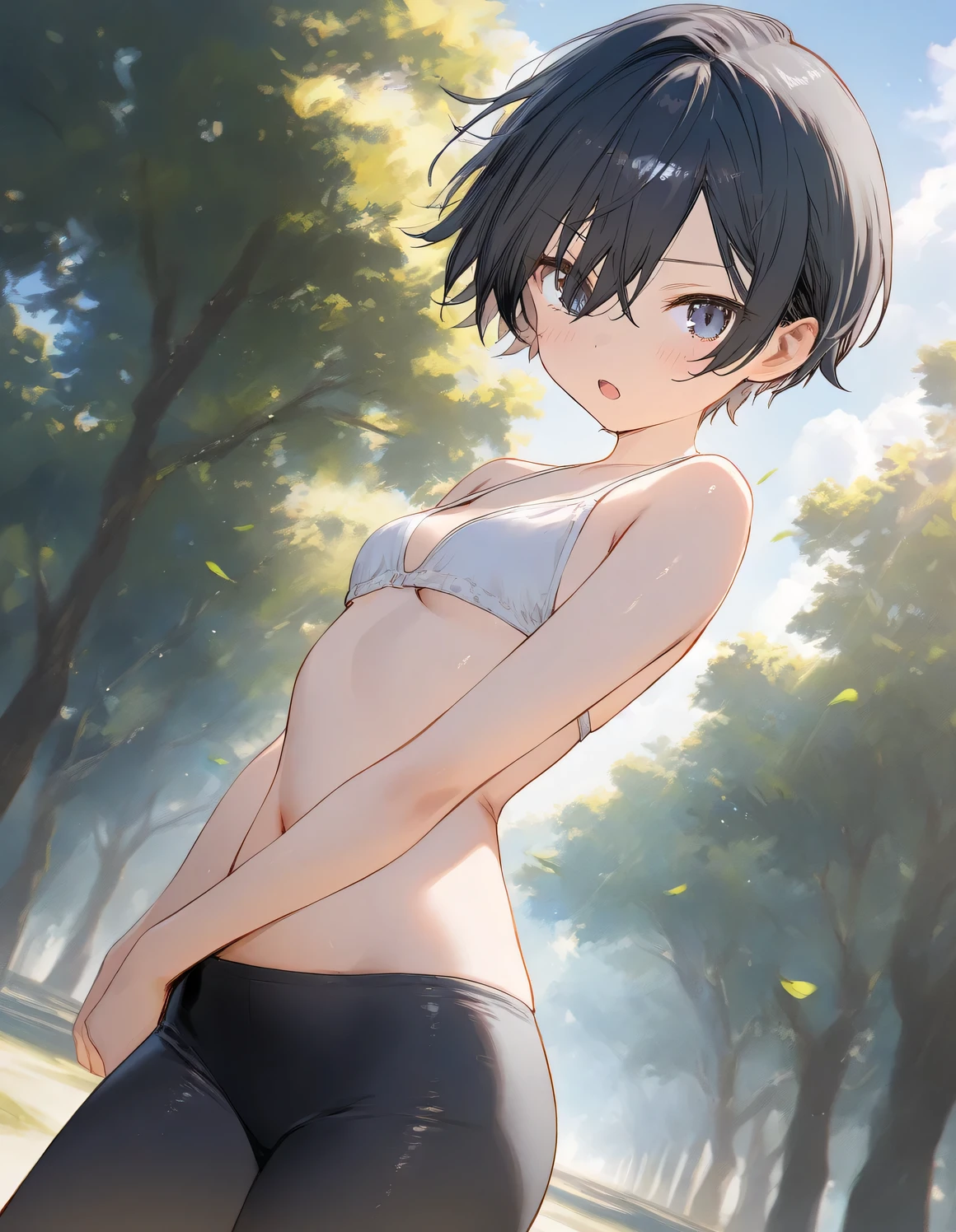 1girl, tomboy, little female, small breasts, beautiful detailed eyes,open mouth, outdoors,wind, fantasy, game CG, break,(artist:da-kuro),artist:fujiyama,artist:yoshida akihiko, break,(masterpiece), (best quality), (ultra-detailed),(Detailed Lighting), very aesthetic, newest, beauty illustration,super detailed skin, (masterpiece), (best quality), (ultra-detailed), very aesthetic lighting,newest ,hi res,absurd_res,shiny skin,2023,(shaded),digital media (artwork), realistic lighting, 16k, 8k,highres, source_anime, official_art, photoshop_(medium)