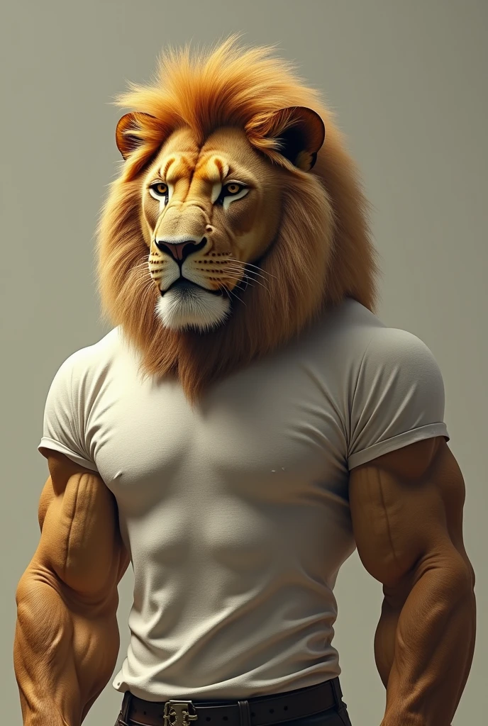 solo,furry,anthro,Lion,male,e621,standing,hands behind back,wearing underwear,simple background,front view,(best quality,4k,8k,highres,masterpiece:1.2),ultra-detailed,(realistic,photorealistic,photo-realistic:1.37),vivid colors,portraits,soft lighting