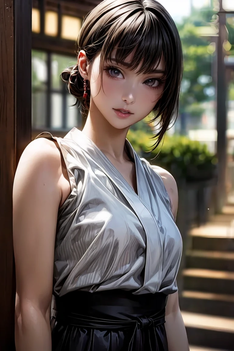 ((  top quality)), (超  high definitionです ), (  very detailed), (  detailed description  ), ((  best CG  )), ( Masterpiece ),  Ultra-detailed art , (  top quality, 8k, 32K), (  realistic  :1.2)、( high definition),   very pretty face and eyes ,  1 female ,   Thin Waist, Delicate body, (  top quality,   attention to detail,   rich skin details  ), (  top quality, 8k, Oil paints:1.2),   bright color、 Beautiful Japanese Women  、 detailed face  、(( random hairstyle :1.2)), ((Front-light photography :1.6,  Gravure Shooting )), Outdoor Shot, ((昼間のFront-light photography :1.6, Light up your face))