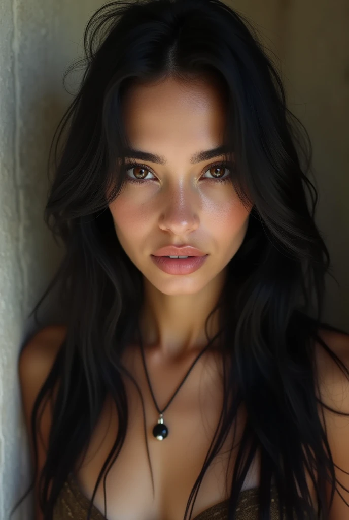 a beautiful woman with the face of sasha graye and ana de armas, in his 20th year, beautiful in causal clothes, black hair