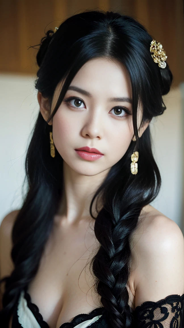 Fashion model 20 years old [[[[closeup cleavage]]]], [[[[boobgasm]]]], [[[[coll]]]], [[[[bshoulders]]]], perfect  eyes, Perfect iris，Perfect lips，perfect teeth，Perfect skin，Long face，slender nose，tall nose bridge，Soft front light，hdr，Movie girl，Simple hairstyle，light make-up，Casual，（pastel colour：1.2）