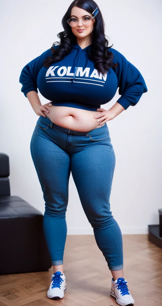 there are two women posing for a picture, standing triumphant and proud, proud look, physical : tinyest midriff ever, zoomed out full body, proud smile, proud, graduation photo, very accurate photo, proud looking, round-cropped, not cropped, her belly button is exposed, full body picture, cardboard cutout, leaked photo, Big tits, huge , no clothes, sexy, cute, wide hips, thick thighs, pear-shaped body, minimal clothes, thick, bbw, chubby stomach, thick nipples, nipple piercings, large areola, hard nipples, piercing through shirt, nipples hard through shirt, busty, major cleavage, naked, ripping through top, spilling over sides, bra too tight, giant , dominatrix, dominatrix clothes, revealing clothes, ass so fat you can see it from the front, giant , huge ass, wide girl, naked