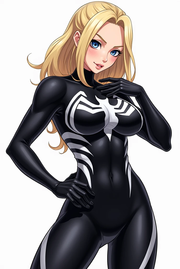 ,best high grade masterpiece quality, ultra detail, short side parted tucked to the side asymmetrical smooth straight bob hair green eye cute gorgeous looking woman wearing black&white viscous liquid symbiote suit, no wrinkles, bodysuit, spider-girl, skin tight, sexy (La mejor calidad detallada:1,6) lado largo y fino con raya metida hacia un lado cabello liso y liso en una cola de caballo peinado mujer traje de spiderman ajustado (with long white latex boots and with long white latex gloves) with spider emblem and completely masked, Stable Diffusion,_model_femenino