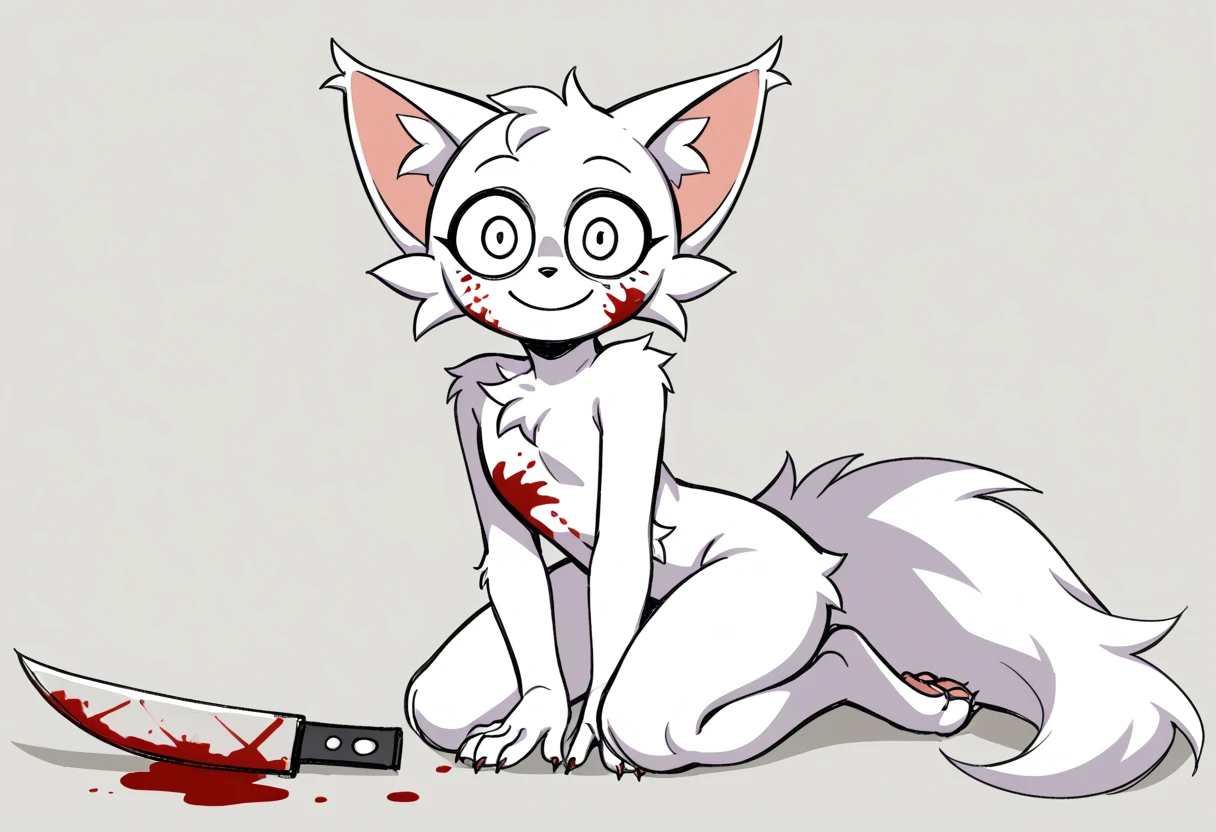 By bebebebebe, by lostgoose, by goonie-san, solo, male, standing, (slim, skinny, thin), wolf skull, canine, ((canine skull, creature, blood, horror)), looking at viewer, glowing eyes, sweaty balls, big veiny penis