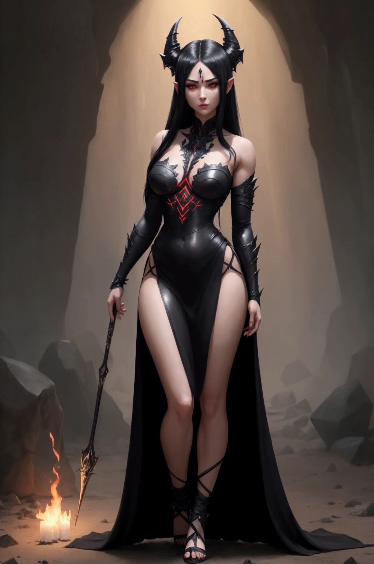 Sexy Bayonetta Standing Full Body