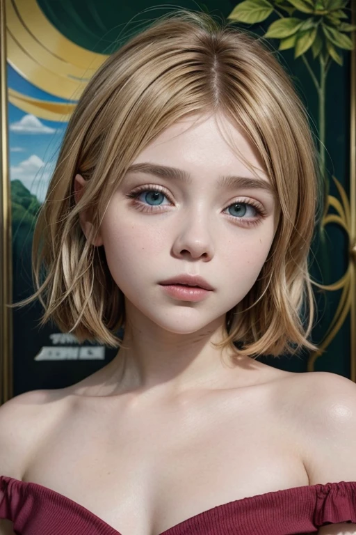 ((Highest quality photorealistic face closeup: 1.2)), head and shoulders bust photo, Egon Schiele style platinum blonde nude 18-year-old fashion model, ((nude 18-year old anorexic skinny Abbey Lee Kershaw model lookalike:1.5)), , ((extra large disheveled platinum blonde bouffant hairstyle:1.5)), pixie Abbey Lee Kershaw face, cute sexy face, very pale skin, dark dramatic eye makeup, huge long eyelashes, bright red luscious lips, pixie waif face, extra large blue eyes, wide set eyes, large wide staring eyes, bright blue eyes, teenage model Abbey Lee, skinny face, red succulent moist lips, ((gap-tooth slightly parted open sexy mouth)),
