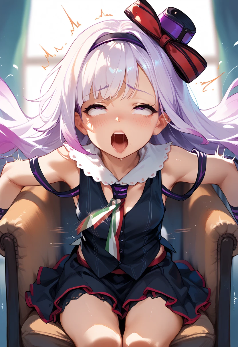 ((high school girl))、(ahegao)、(Covered in semen)、((blush))、Browsing Caution、(Burp once)、((Tentaculata))、Raise your arms、(kneeling)、Comic Articles、Hold a condom、high angle