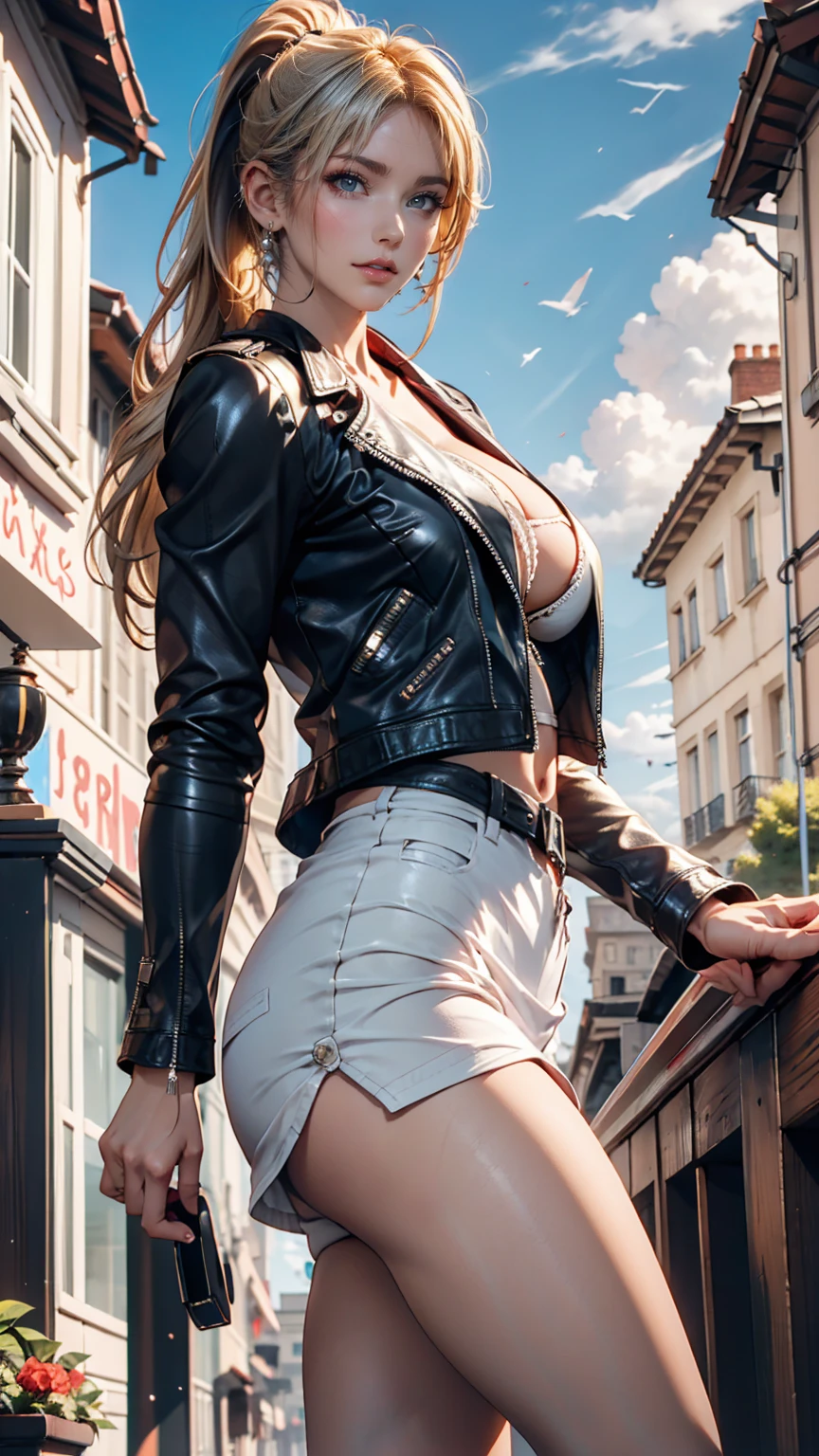 detailed woman face looking at the camera, blue eyes, hot (((thick red lips))), mouth open with sensuality, correct deformed fingers, photorealistic, sharpened eyes, (((eyes to the camera))) slightly smiling