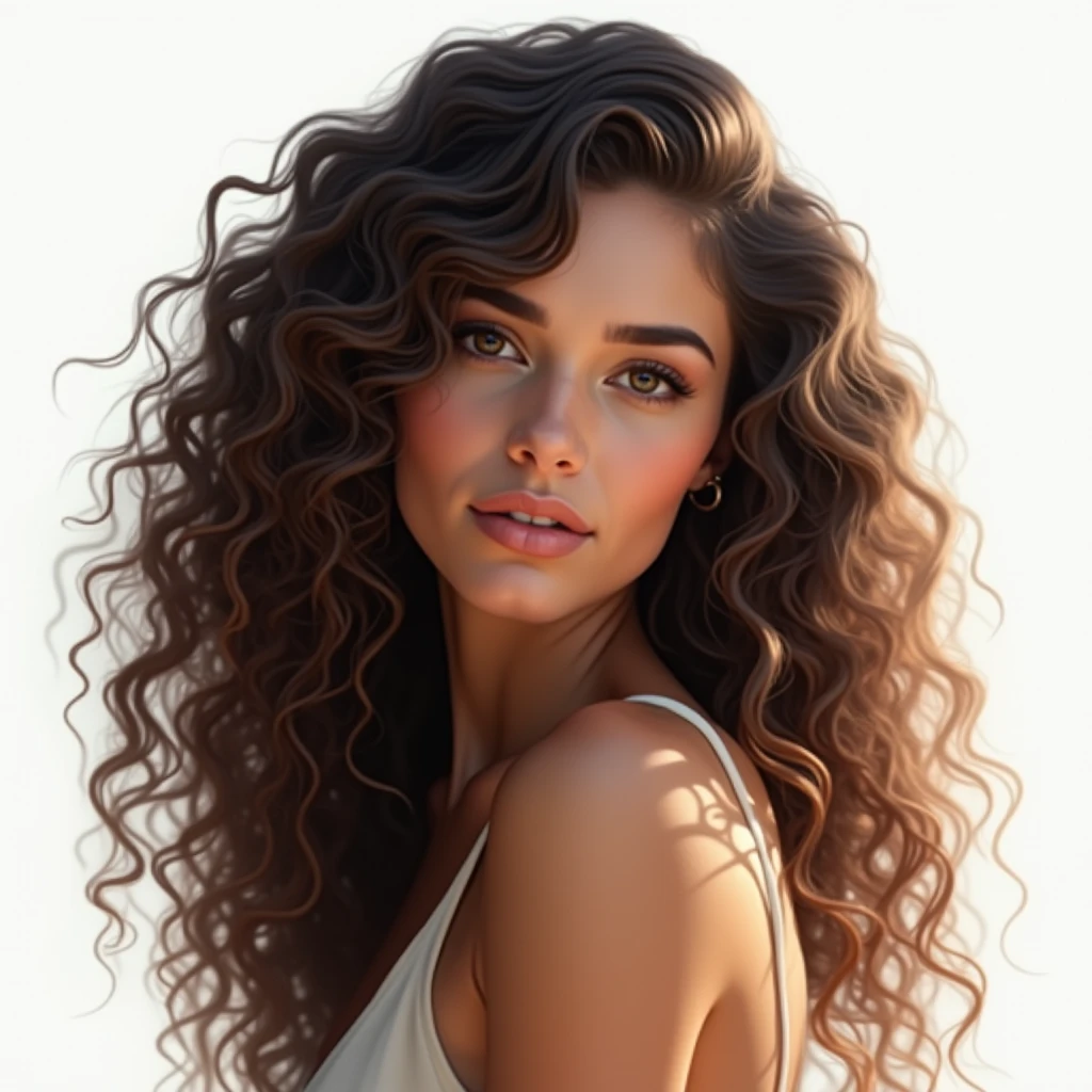 Beautiful boho women with hair that is coarse, wiry, and tightly curled. It often has a rough texture, feels stiff to the touch, and may be prone to frizz and tangling. The curls can be densely packed. The Official Art – An Award-Winning Digital Masterpiece In 4K Ultra HD, Extreme Detail And Intricate Realism. This Concept Art Brought To Life By The Hands Of Artists Like Wlop & Artgerm In A Stunning 2D Vector Illustration. Masiela Lusha. LArge, perky, full, well shaped pleasing breasts. Background is a panoramic vista.
