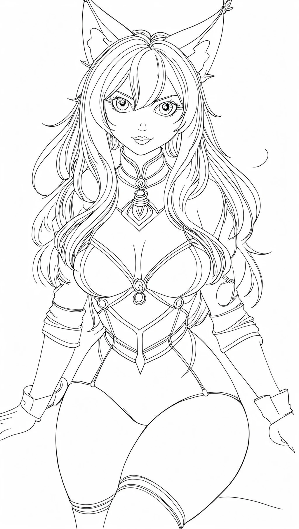 1girl (adult woman:1.2) Elf (very_long_hair, white_hair:1.3) (full body:1.3) yakuza, ganster (coloring book, masterpiece, realistic:1.3), (extremely intricate:1.2), (sketch, doodles, monochrome grayscale, lineart:1.2) (by WLOP:1.3), round ass, Huge Breasts, big butt