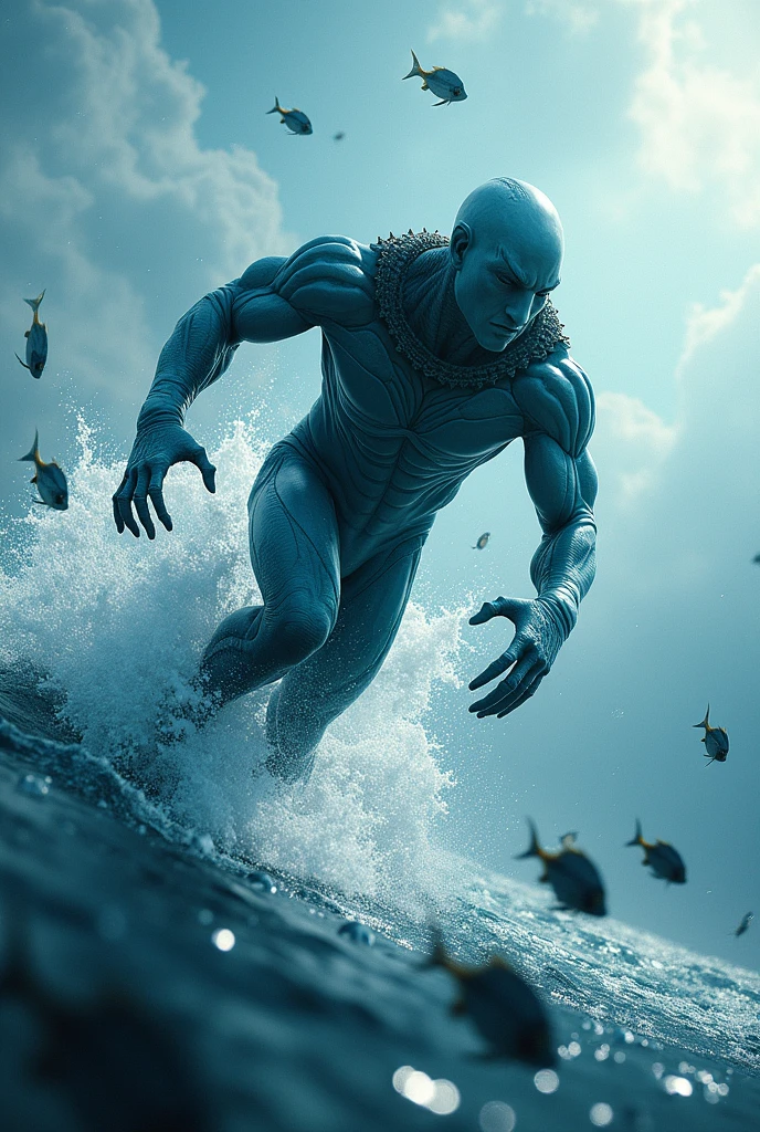 (best quality), (detailed), handsome-squidward, bodybuilder, pink lips, blue skin, blue, balenciaga, <lora:balenciaga_66160_lora:0.8>, underwater, deep sea, standing, full body, <lora:handsome-squidward:0.8>, <lora:add_detail:1>, <lora:LowRA:0.5>, (realistic:1.5), photorealistic, octane render, hyperrealistic, sharp focus, (8k), (4k), (masterpiece), (best quality), extremely detailed, intricate, hyper detailed, illustration