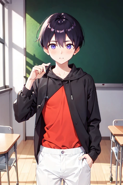 １４age　 changing clothes 　 shirtless　classroom