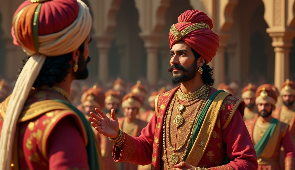 Maharana Pratap Akbar kills the emperor.