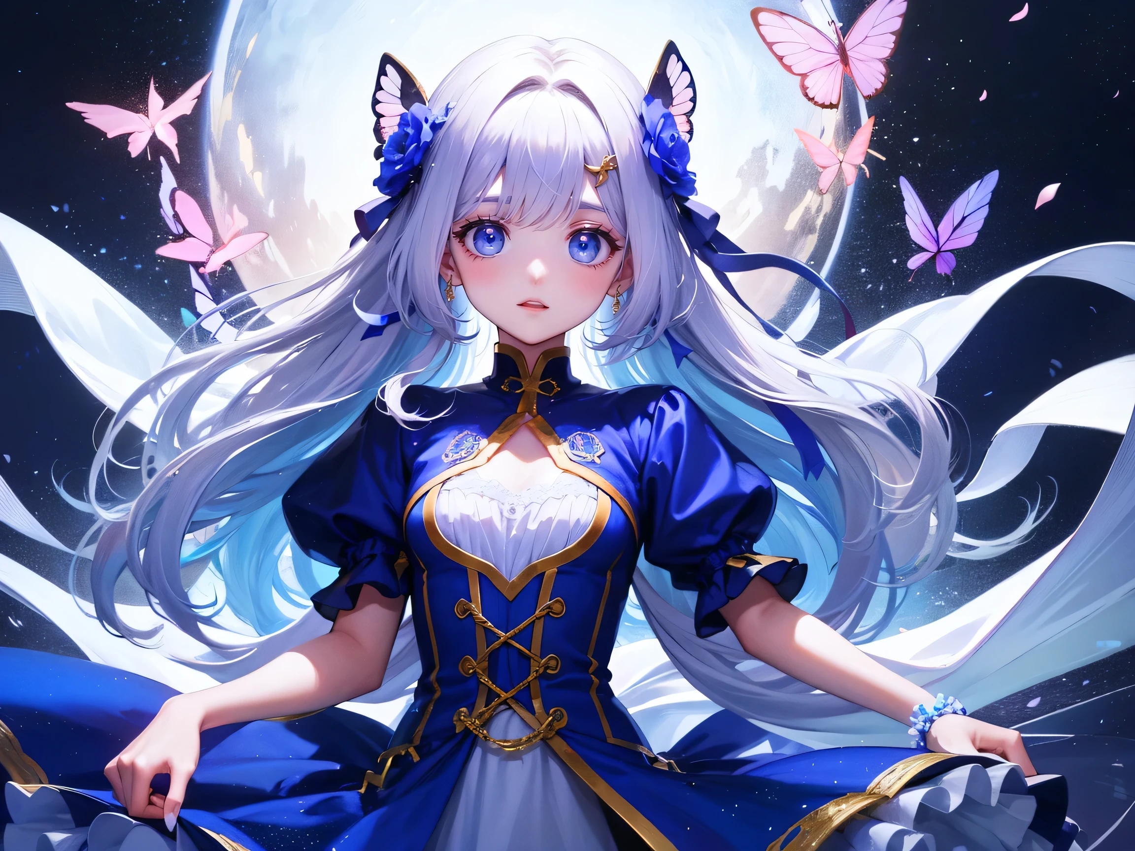 beautiful detailed flower, beautiful detailed eyes,hyper detailed,flower,hyper quality,,eyes,flower and hair is same color,beautifuly color,face,{{{{{her hair is becoming flower, flower,hair,flower,butterfly,}}}}},{{{{1girl}}}}kawaii,,{{{high details, high quality}}},{{{back light}}},{{hair and clothes is flower}},{{{upper body}}} ,high quality,hair with body ,webbed dress, upper body, flower leg, flower hands,body with flower, {{ flower with clothes}} , dress with flower, , light particles,black background, {{{{Hair with flower}}}},small breast with flower,big hair with flower,{{floating hair with flower,floating}}1girl,small breast, marbling with hair and clothes, looking at viewer,{{original}},{{arm down}}, {{paper cutting}}, black background, flower forground, {{hair with flower}},{{{{{highres}}}},} hair with flower,hair with flower ,hair, wavy hair ,diffusion lighting, abstract,Butterfly with body, flower with hair, her hair is flower,big top sleeves, floating