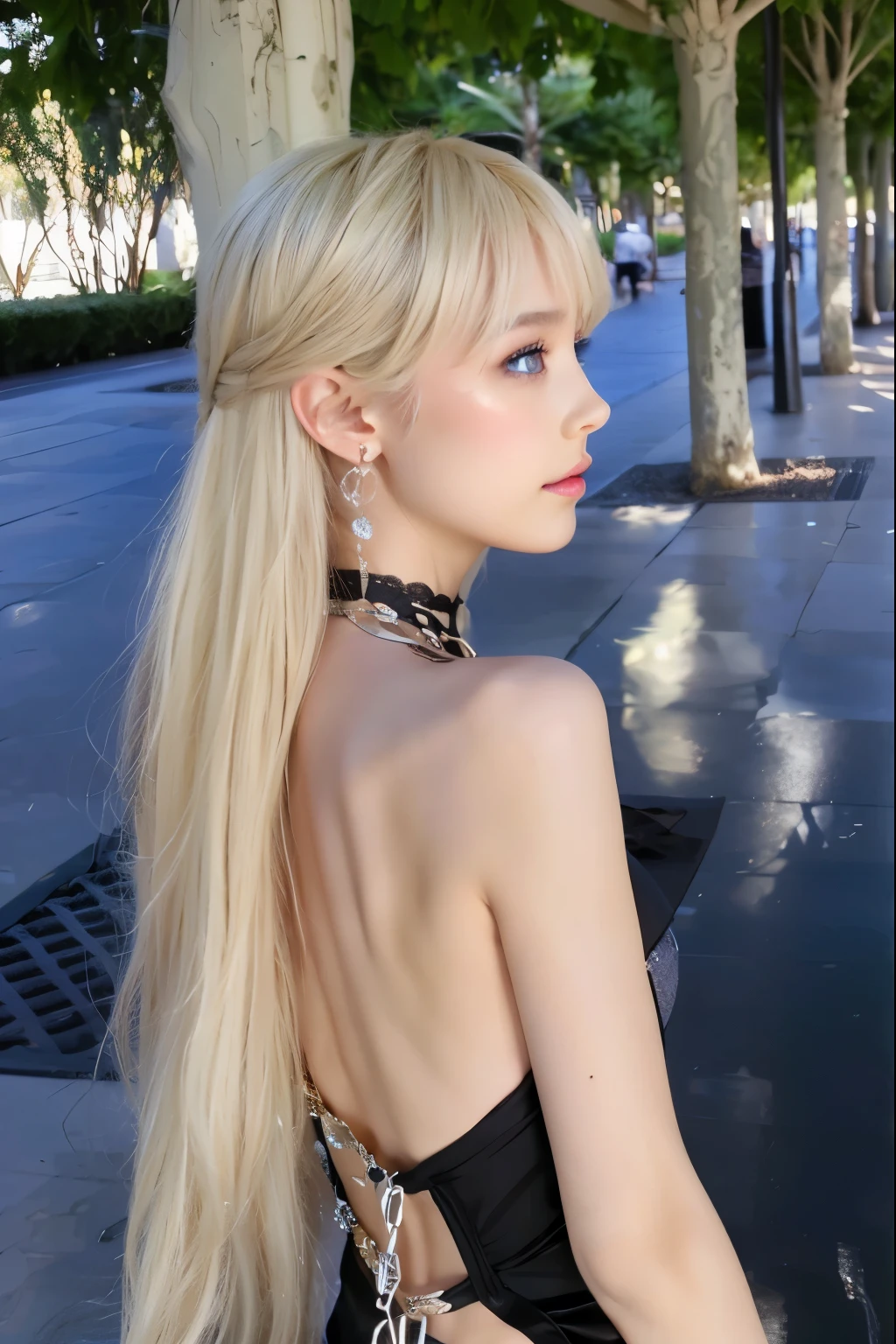 Game Art,Best image quality,Maximum resolution,8k,(A bust photo),(portrait),(Head close-up),(Rule of Thirds),Unreal Engine 5 rendering works,20 year old girl,((Queen)),The eyes are very detailed,(Large Breasts),Elegance and nobility,Light, Light ,Game CG,((3D Unreal Engine)),OC rendering reflection mode,4K,Ultra-clear,Sensual,Translucent lace,Fair and plump figure,Pretty Face,Light Gel Coat,Queen in a luxurious gown,Crystal Gem Crown,Necklace jewelry,blue eyes,The tattoo is very three-dimensional,Gorgeous and intricate tattoo designs,Ultra-clear portrait,Sexy body,Temple Princess,Sapphire eyes,Fine gold and diamond jewellery,Luxurious jewelry,Wearing diamond gemstone jewelry,Gorgeous jewelry all over the body,Pearl Necklace,breasts symmetrical,Expose the side