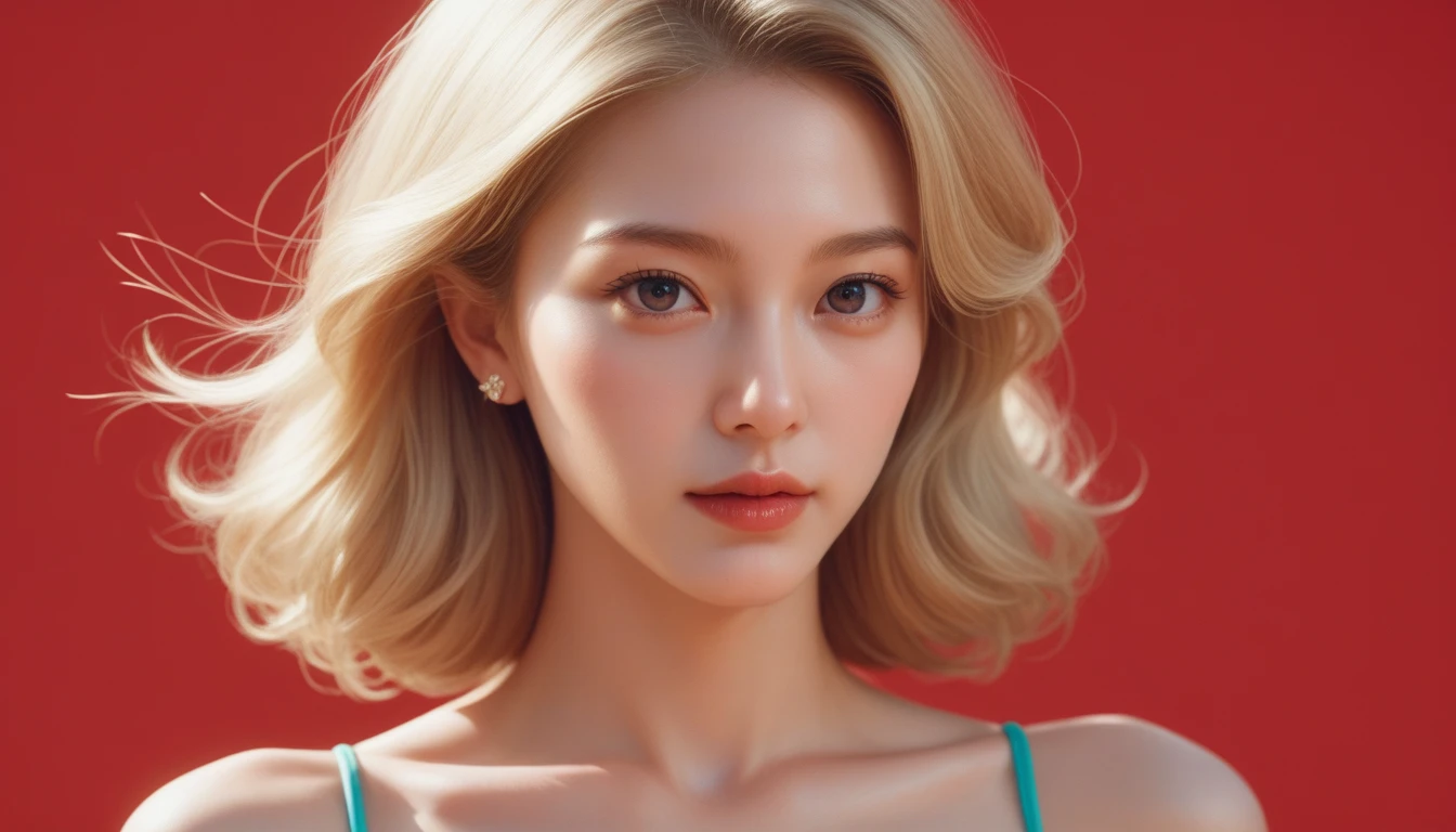 spider-woman, black suit, dangerous, beautiful eyes, blonde hair, half body, masterpiece, ultra high details, Tokyo city