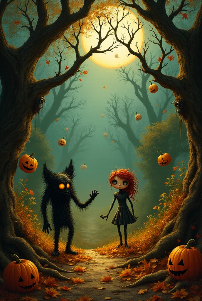 autumn Tim Burton Coraline