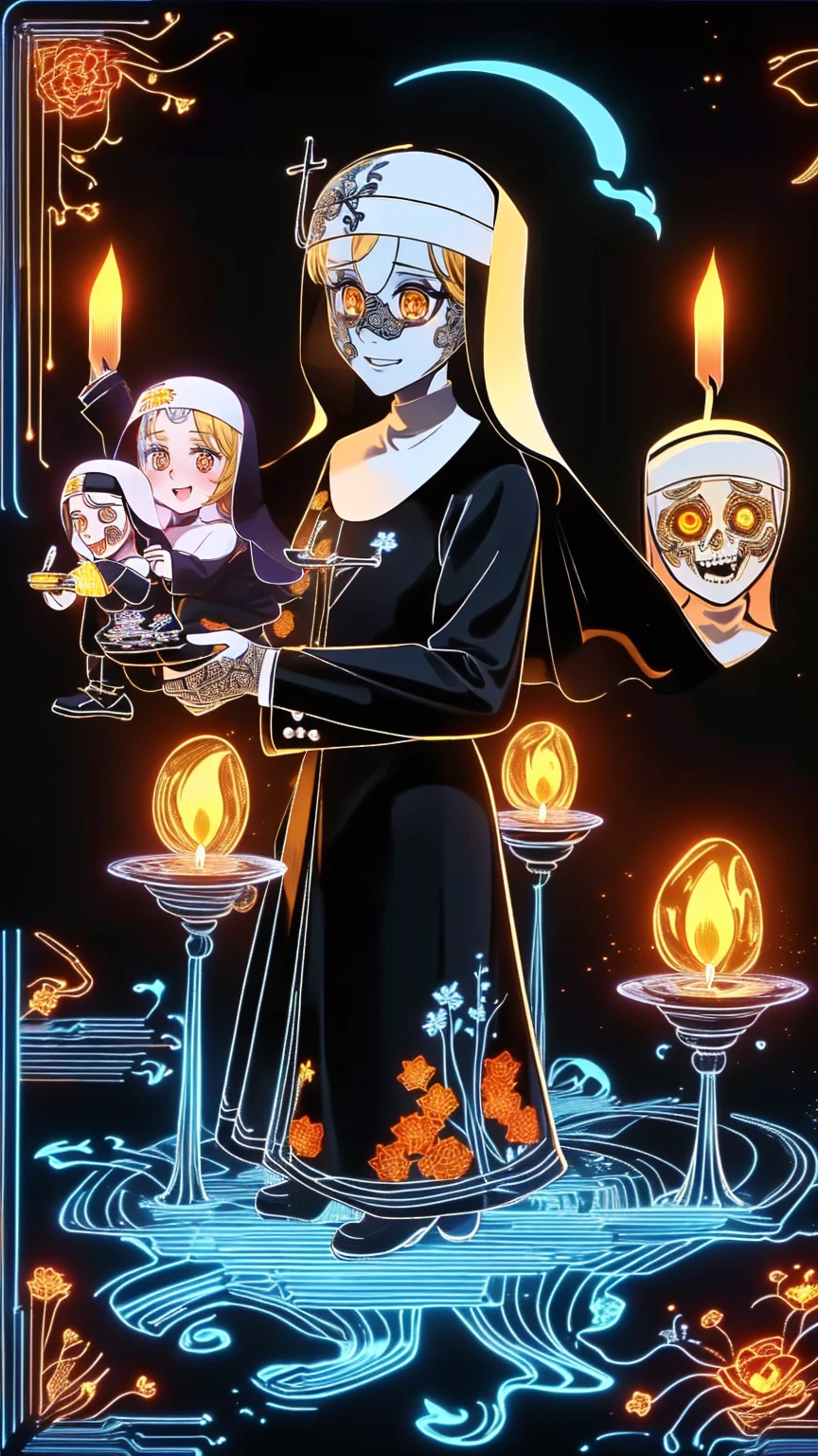 masterpiece, Highest quality, High resolution,(Highest quality,4K,High resolution,masterpiece:1.2),Very detailed,Realistic:1.37,masterpiece, Highest quality, Exquisitely crafted, woman, beautiful, elegant, smile, Blood, iridescent Long Hair, bangs, skirt, shirt, Long sleeve, Frills, shoes, (Red and Black:1.4), flower, spooky, Horror, 頭蓋Bones, Long Hair, Black Hair, Candles, Blood, hair flower, Dead, hair ornaments, Bone, doll, 頭蓋Bone, skeleton, Horror (theme),spooky altar background,Dark fantasy,Red color scheme,Ominous atmosphere,eyeを引く,Storytelling,anatomy,Anime Style,Concept Art,beautiful細部までこだわった顔と (((赤いeye ))),A terrifying ritual ,Satanic Ritual,Premature death,Misconduct,クレイジーなsmile,Scythe Face,Girl Monster, beautiful, Delicate facial features, 鋭いeye, Sharp Fangs, 青White skin, blonde,robot,Cursed Painting, Dark Background, Cinema Lighting, Dramatic Shadows, Gothic style, Gloomy atmosphere, Dark fantasy, One Girl, , Please open your mouth wide, Open your mouth and baring your teeth,Sharp teeth like a beast, Wide lips, very wide mouth, Vermilion cheeks, ,(Bloodしぶき:1.4),Scary smile, smile,Fallen angel design, ねじれたsmile、Bloodまみれの、頭からの出Blood,、Bloodしぶき、,(Bloodしぶき:1.4),Crossbones, 頭蓋Bone,Horror 一人の男の子, Cream colored hair, Gray Hair, Pearly hair, nice boy, Bunny ears, Loose-fitting clothing, Larger clothes, dark red eye, eyeの下のたるみ, dark circles under eye, やみcute, Fluffy hair, Voluminous Hair, skinny, slim, very skinny, Androgynous, cute, spooky, short hair, Horror, Faded colors, White skin, spooky, Unnaturally thin, I'm hungry, eye, eye in background, sharp eye, Long eyelashes, Under the eyelashes, Loose shorts, レースshirt, Frillsshirt, Tie the ribbon'head, Detailed clothing, A loose cardigan, Open cardigan, 滴るBlood, that'terrible, nightmare, Haunted, stitch, patchwork, string, Injury, hell, Injury on arms, self-harm, cut, Black Fingers, factory, Abandoned, A dismembered ghost,Many heads,Many heads,Lots of faces,Multiple faces,Multiple Girls,Frolicking Girl,複数のwoman,tea ,クレイジーなsmile,look up,Face shot,Scythe Face,Girl Monster, slave,beautiful, Detailed portrait, Delicate facial features, 鋭いeye, Sharp Fangs, 青White skin, Thick chain, Dark Background, Cinema Lighting, Dramatic Shadows, Gothic style, Gloomy atmosphere, Dark fantasy, One Girl, , Please open your mouth wide, Open your mouth and baring your teeth,Sharp teeth like a beast, Wide lips, very wide mouth, Vermilion cheeks, ,(Bloodしぶき:1.6),Scary face, Laughter Witch design, ねじれたsmile、Bloodまみれの、頭からの出Blood,,、Bloodしぶき、,(Bloodしぶき:1.6),Crossbones, 頭蓋Bone, , Horrorスタイル, ((Fantasy Witch Costume)), ((Flowing white hair)), ,(Bloodしぶき:1.6),womanの曲線, Large Breasts, Thick thighs, Sexy flat stomach, Perfect hands, Perfect anime face, ((dark lolita dress)), Are standing, ((邪悪なsmile)), ,(Bloodしぶき:1.6),Victorian cities, gaslight, Steam circulates, Moonlight Illumination, night lighting, A sky filled with stars and galaxies,disaster々new devil horns,,(Bloodしぶき:1.6),アニメゾンビWitch design, ねじれたsmile、Bloodまみれの、頭からの出Blood,,、Bloodしぶき、,(Bloodしぶき:1.6),Crossbones, 頭蓋Bone,,Photo Background,Wide Shot,Scythe Face,Girl Monster, slave,beautiful, Detailed portrait, Delicate facial features, 鋭いeye, Sharp Fangs, 青White skin, Thick chain, Dark Background, Cinema Lighting, Dramatic Shadows, Gothic style, Gloomy atmosphere, Dark fantasy, One Girl, , Please open your mouth wide, Open your mouth and baring your teeth,Sharp teeth like a beast, Wide lips, very wide mouth, Vermilion cheeks, ,(Bloodしぶき:1.6),Scary face, Laughter Witch design, ねじれたsmile、Bloodまみれの、頭からの出Blood,,、Bloodしぶき、,(Bloodしぶき:1.6),Crossbones, 頭蓋Bone, , Horrorスタイル,